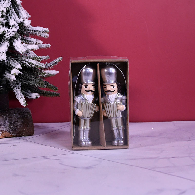 Nutcracker Soldier, 10.5 cm, modern design, resin