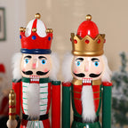 Large nutcracker figure made of wood, 52 cm