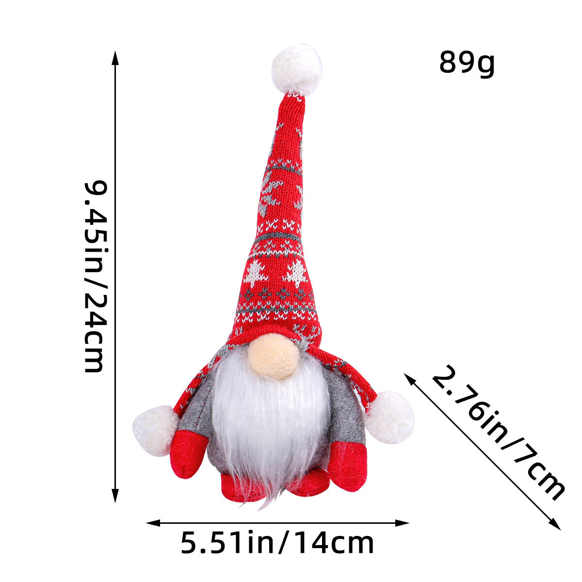 Decorative gnome in standing position