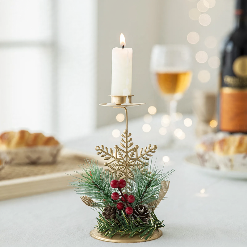 Decorative candle holder made of iron