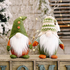Decorative gnome figure made of fleece fabric