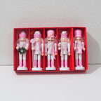 Nutcracker set, 12.5 cm, Christmas tree decoration