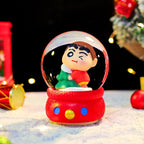 Christmas snow globe blind box with star motif