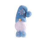 Christmas Elf Figurine with Snowflake Design