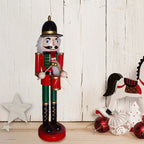 Wooden Nutcracker Soldier, 14 inches, Drummer Design