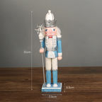 Nutcracker figure made of pine wood, European style