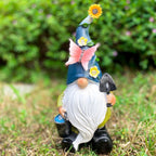 Decorative gnome figure in country house style
