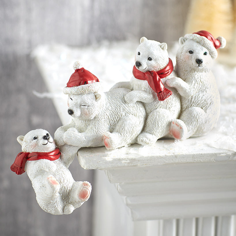Decorative Christmas figure made of resin