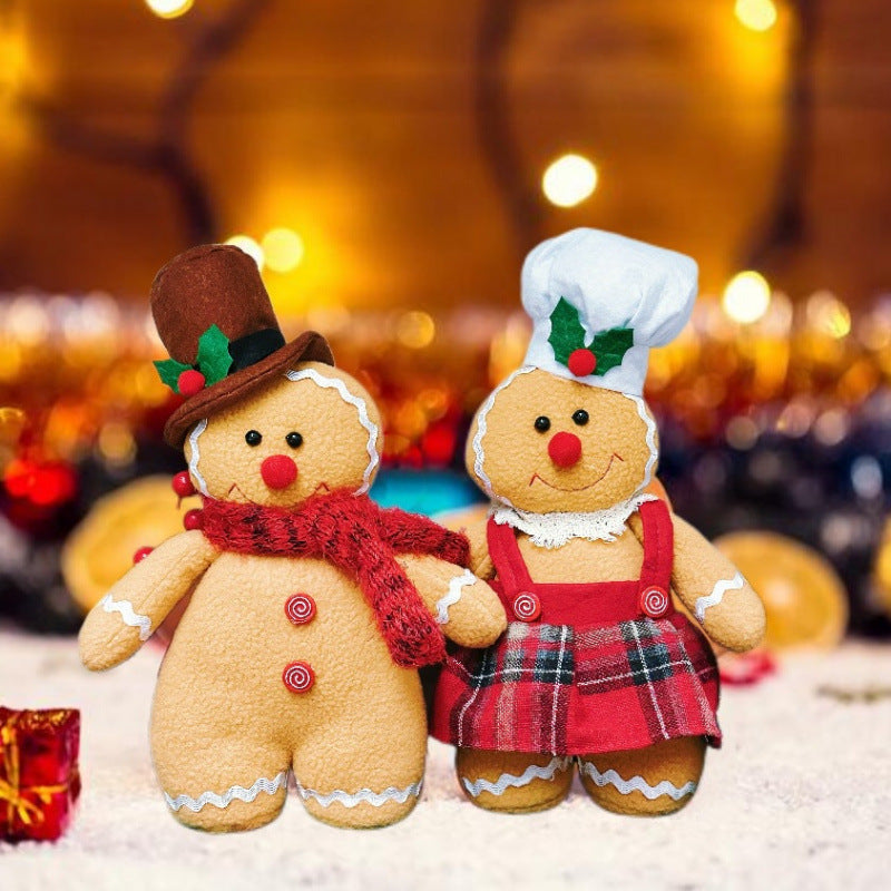 Decorative gingerbread man doll for Christmas