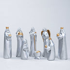 Crib decoration set made of resin