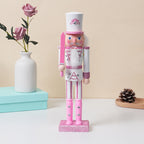 Nutcracker soldier made of wood, festive decoration