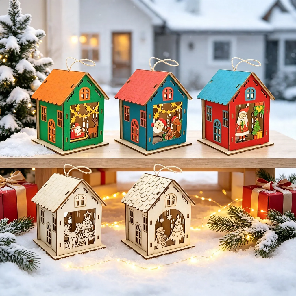 DIY wooden house to decorate yourself