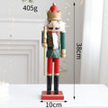 Decorative nutcracker figure made of wood for the table