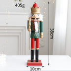 Decorative nutcracker figure made of wood for the table