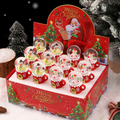 Christmas snow globe with light and snow effect