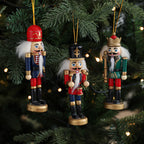 Nutcracker pendant made of wood, 13 cm
