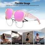 Oversized Wear-Over Shades