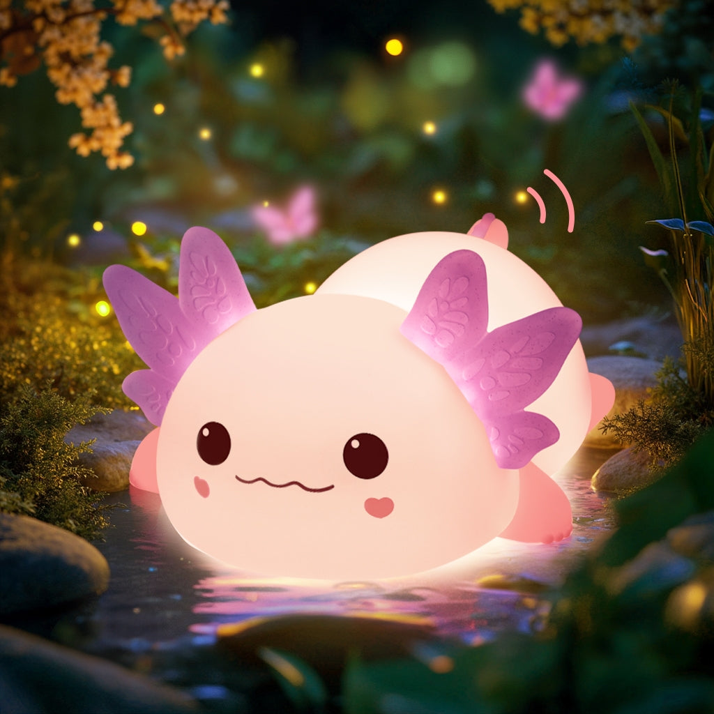 Satsus® Axolotl Cute Squishy Night Light - Perfect Gift