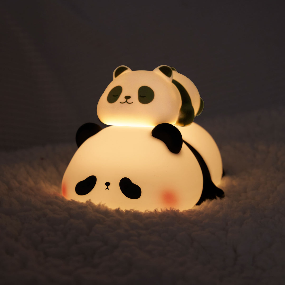 Satsus® Cute Panda Night Light LED Squishy Tap Lamp Best Gift for Baby and Girl