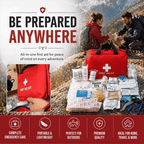 All-Purpose First Aid Kit Portable Emergency Medical Kit