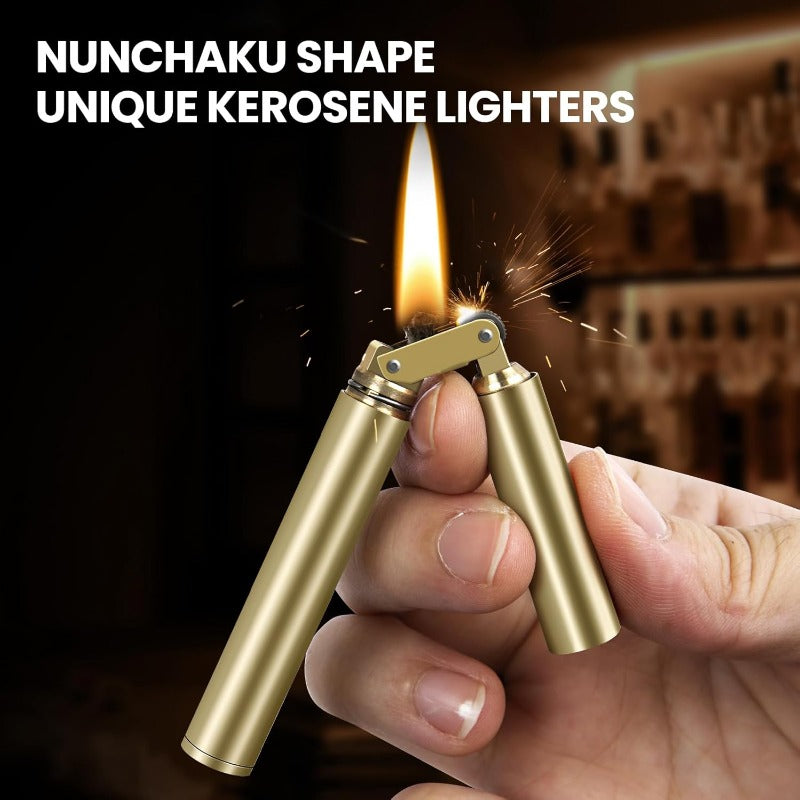 Nunchaku Style Brass Lighter