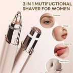 Painless 2-in-1 Facial Shaver