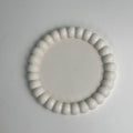 White Beaded-Edge Jesmonite Tray
