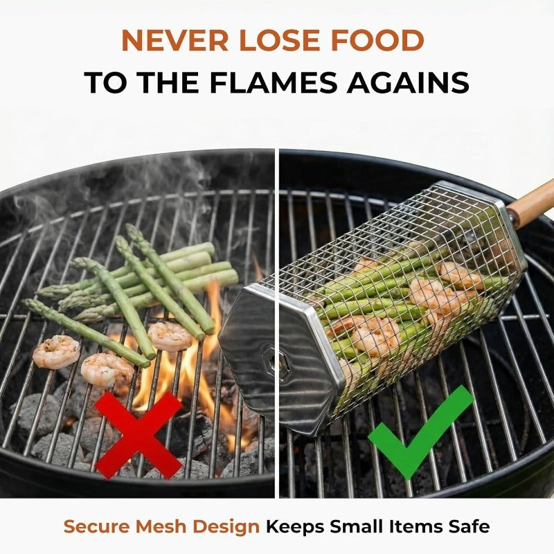 Hexagonal BBQ Grilling Basket