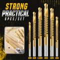Satsus| Titanium-coated high-speed steel bits with tags (6 pcs.)