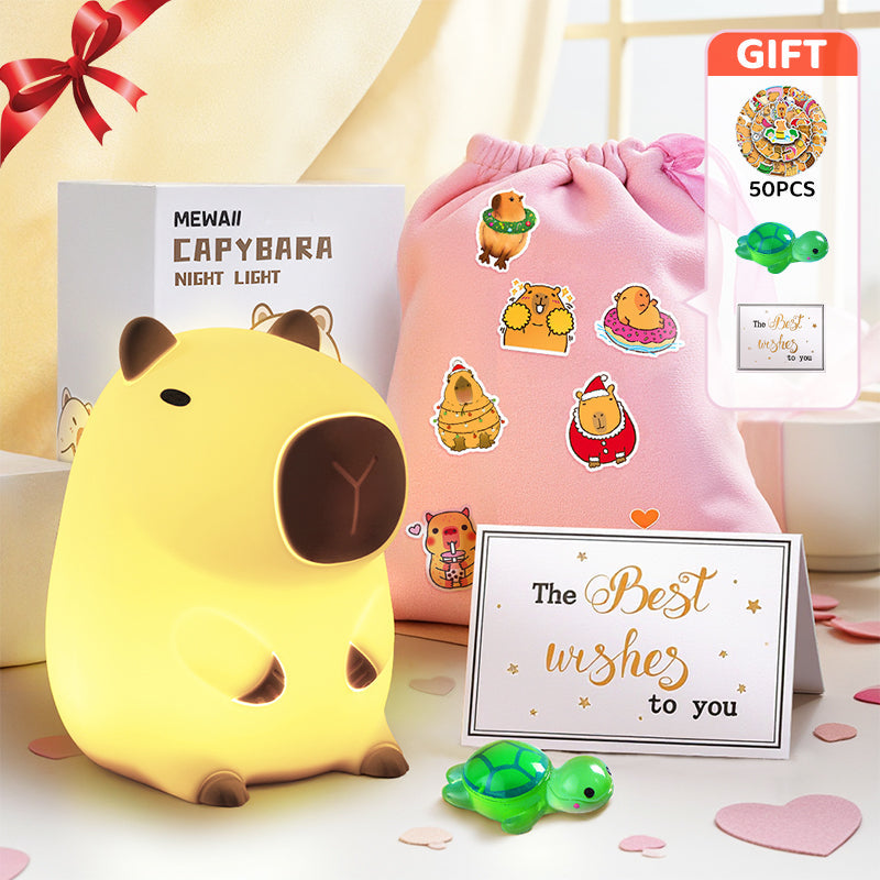 Satsus® Capybara Squishy Night Light - Perfect Gift