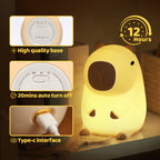 Satsus® Capybara with Keychain Bundle Squishy Night Light - Perfect Gift