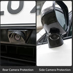 Four-piece car camera rain cover set