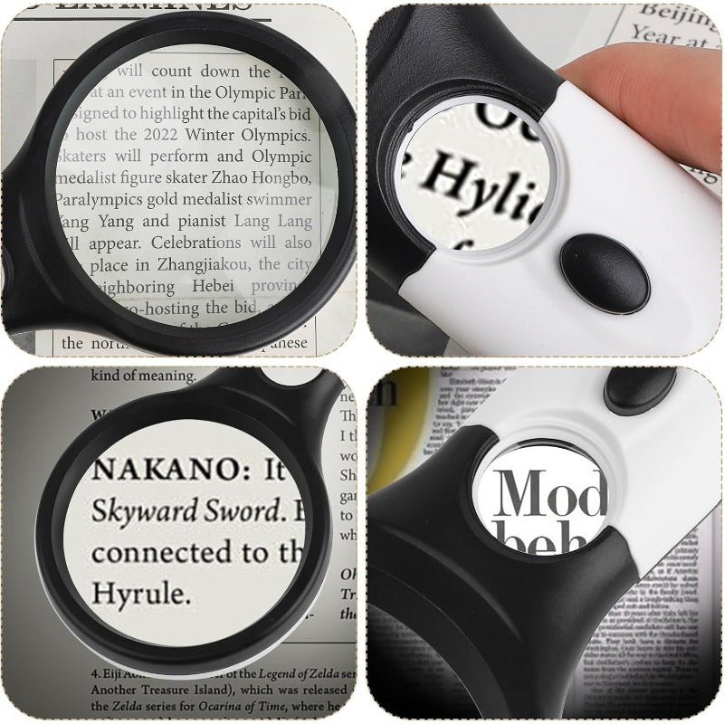 LED Illuminated Reading Magnifier