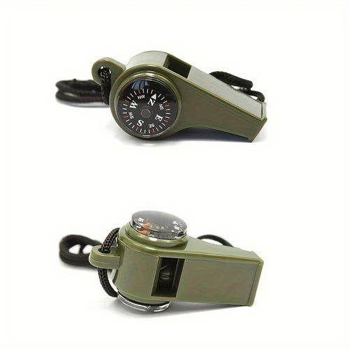 3-in-1 Survival Whistle with Compass & Thermometer – Outdoor Gear