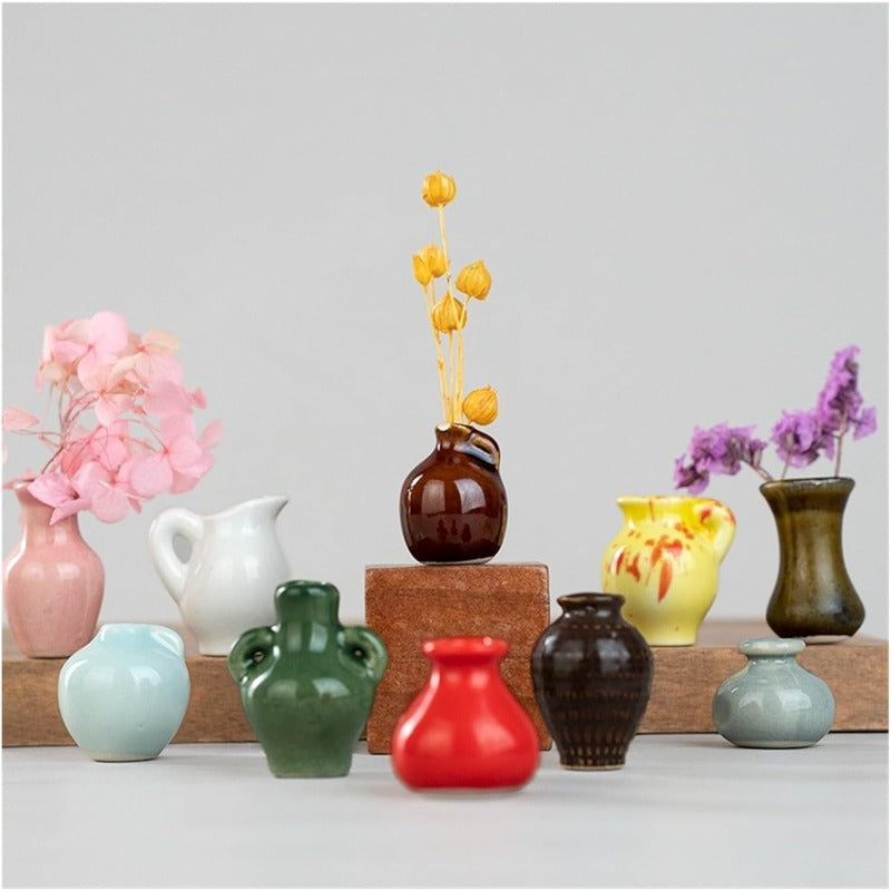 Ceramic Miniature Vase Magnets