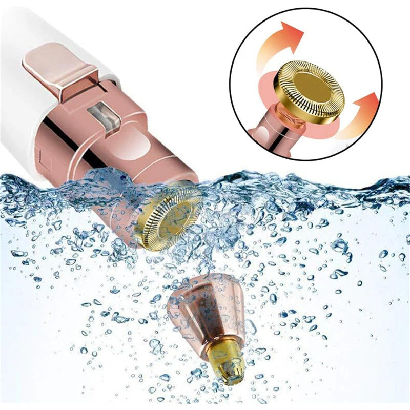 Painless 2-in-1 Facial Shaver