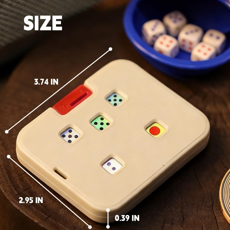 Mechanical No-Battery Dice Card