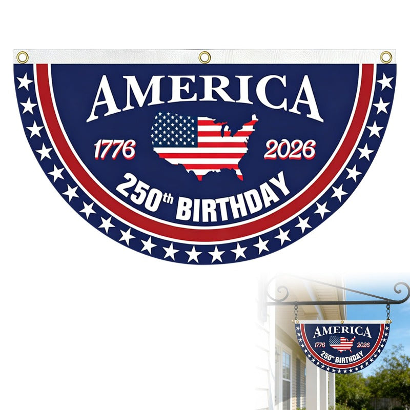 America 250 Celebration Fan Flag