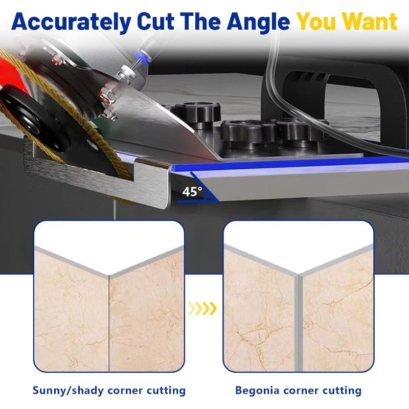 Precise 45° Tile Chamfer Tool