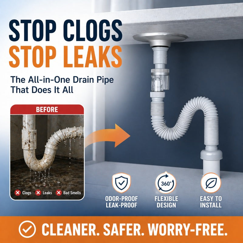 Universal Odor-Blocking Drain