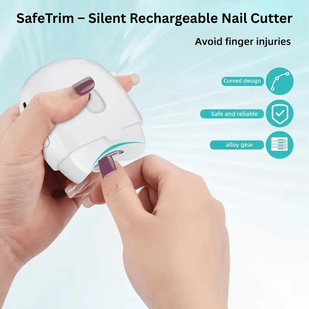 SafeTrim – Silent Rechargeable Nail Cutter