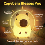 Satsus® Capybara with Keychain Bundle Squishy Night Light - Perfect Gift