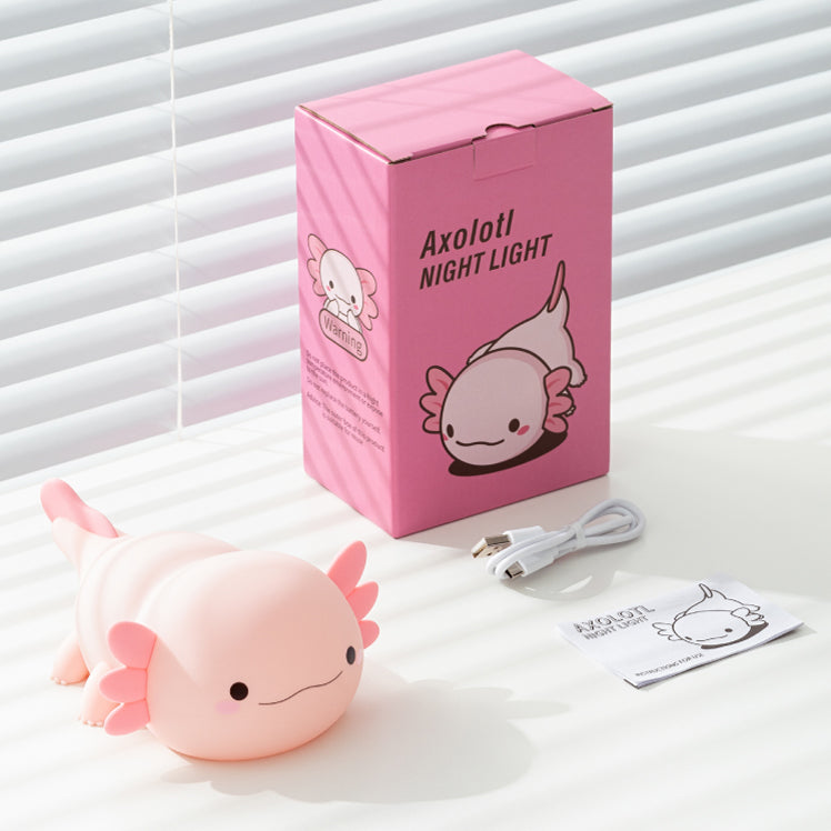 Satsus® Axolotl Cute Squishy Night Light - Perfect Gift