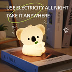 Satsus® Squishy Silicone Koala LED Night Light - Perfect Gift for Kids and Girls