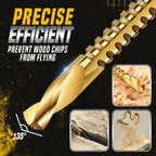 Satsus| Titanium-coated high-speed steel bits with tags (6 pcs.)
