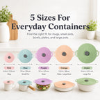 Reusable Silicone Food Lids