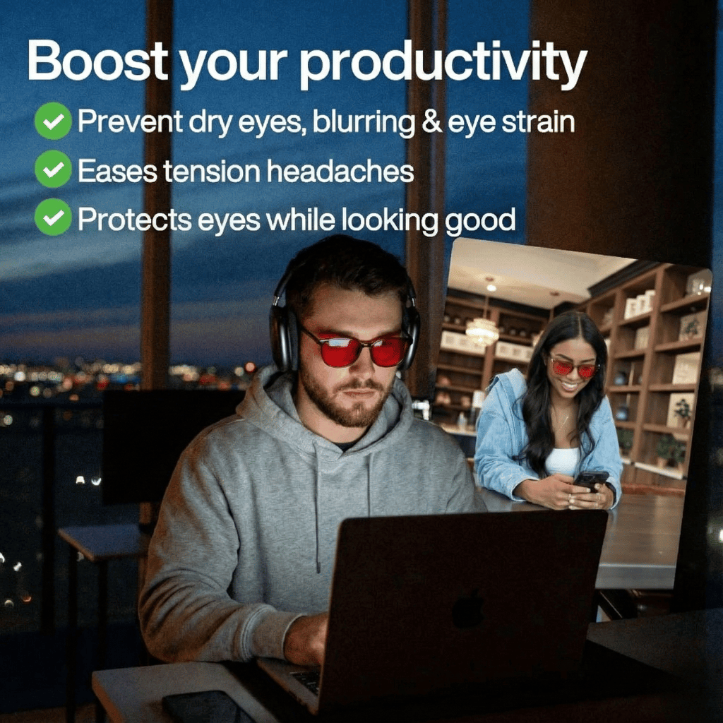 RayLess V2.0 - Blue Light Blocking Glasses