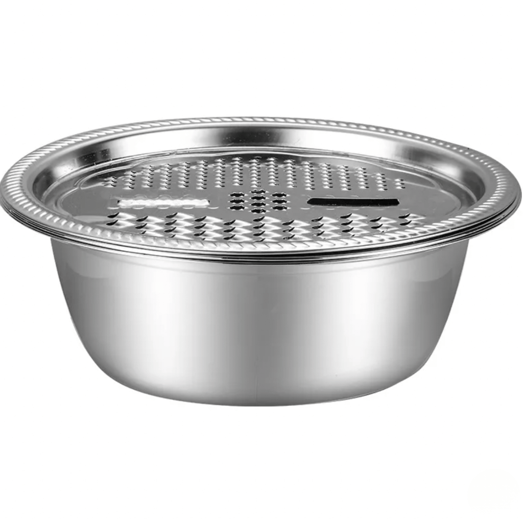 3-in-1 Stainless Prep Bowl Set