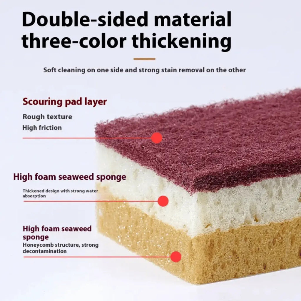 TriFoam – 3-in-1 High-Foam Sponge Mop Brush