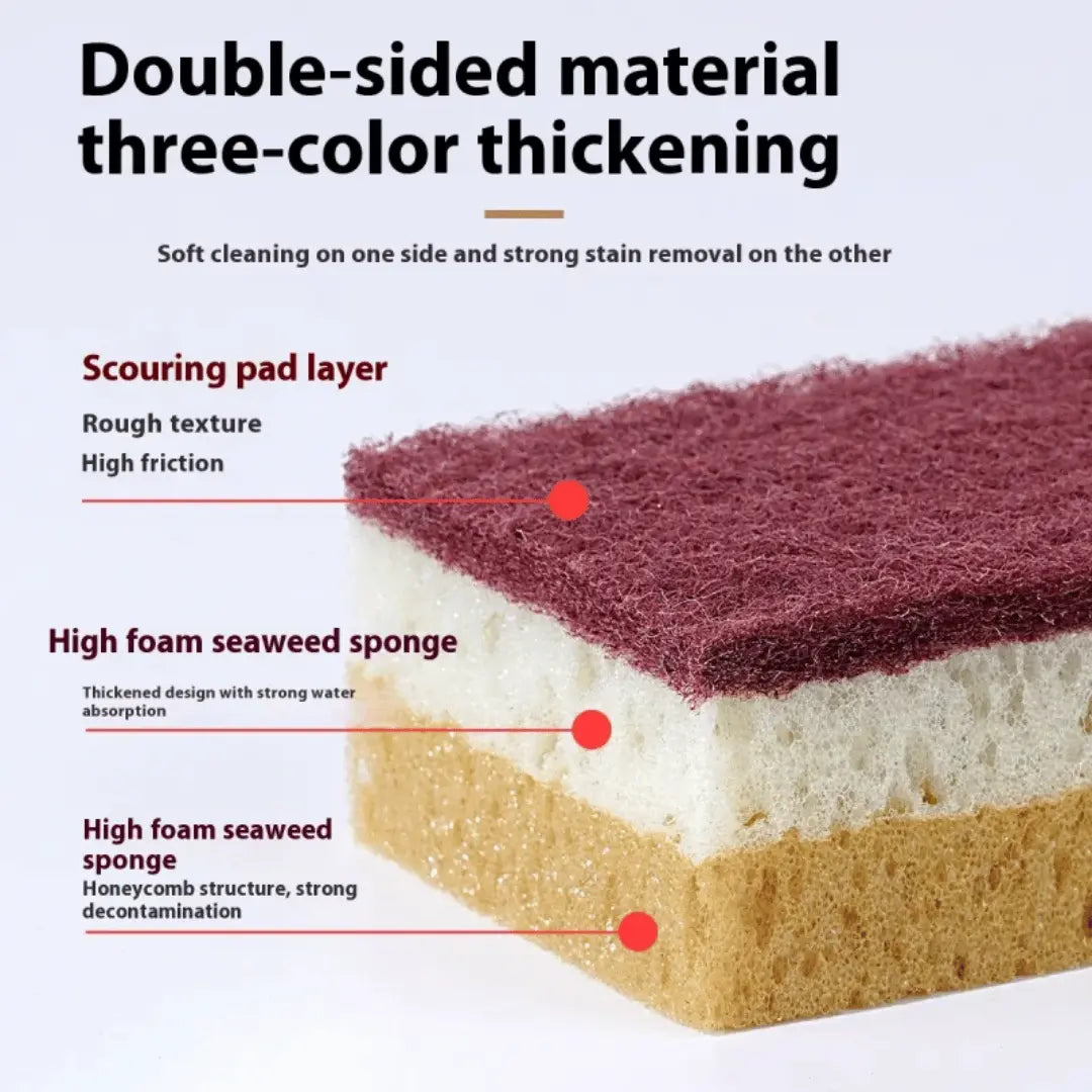 TriFoam – 3-in-1 High-Foam Sponge Mop Brush